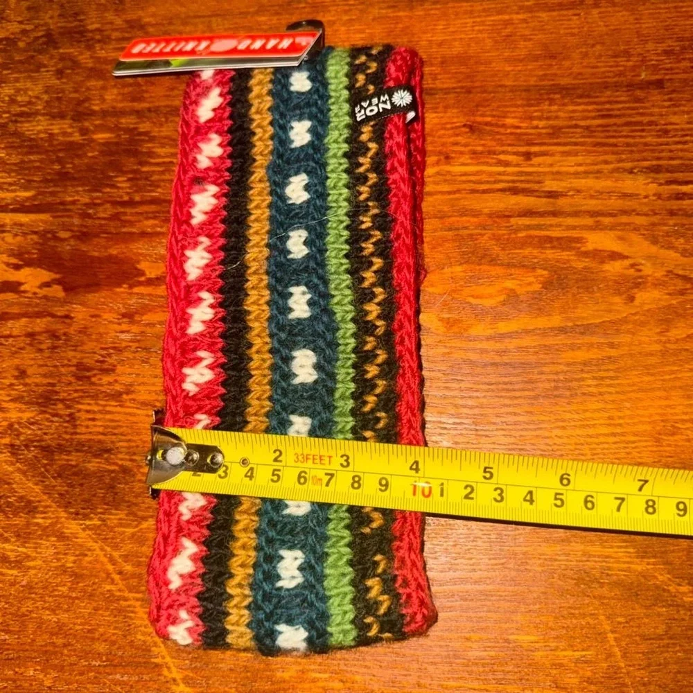 Nor Wear Norwegian Knit Wool Headband Ear Warmer Nordic Fair Isle Winter Boho